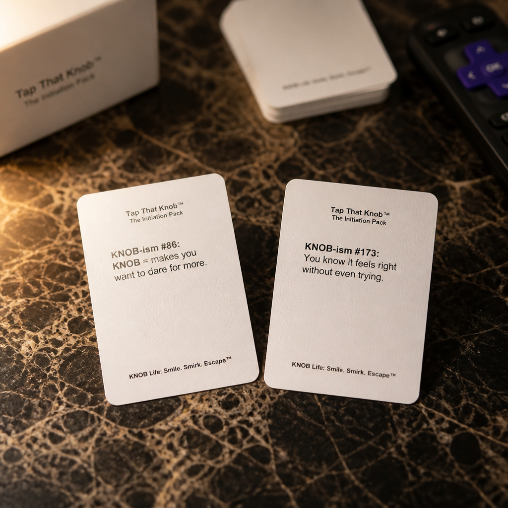 Tap That KNOB - The Initiation Pack - KNOB Life Adult Card Game