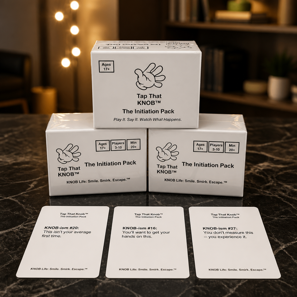Tap That KNOB - The Initiation Pack - KNOB Life Adult Card Game