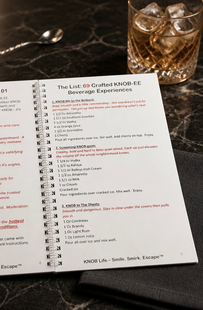 The KNOB-EE Beverage Experience, Round One - Adult Drink Recipes