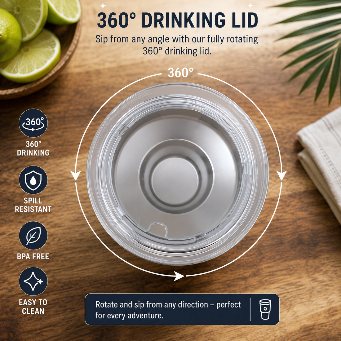 Resort KNOB - 16oz Margarita/Martini Tumbler