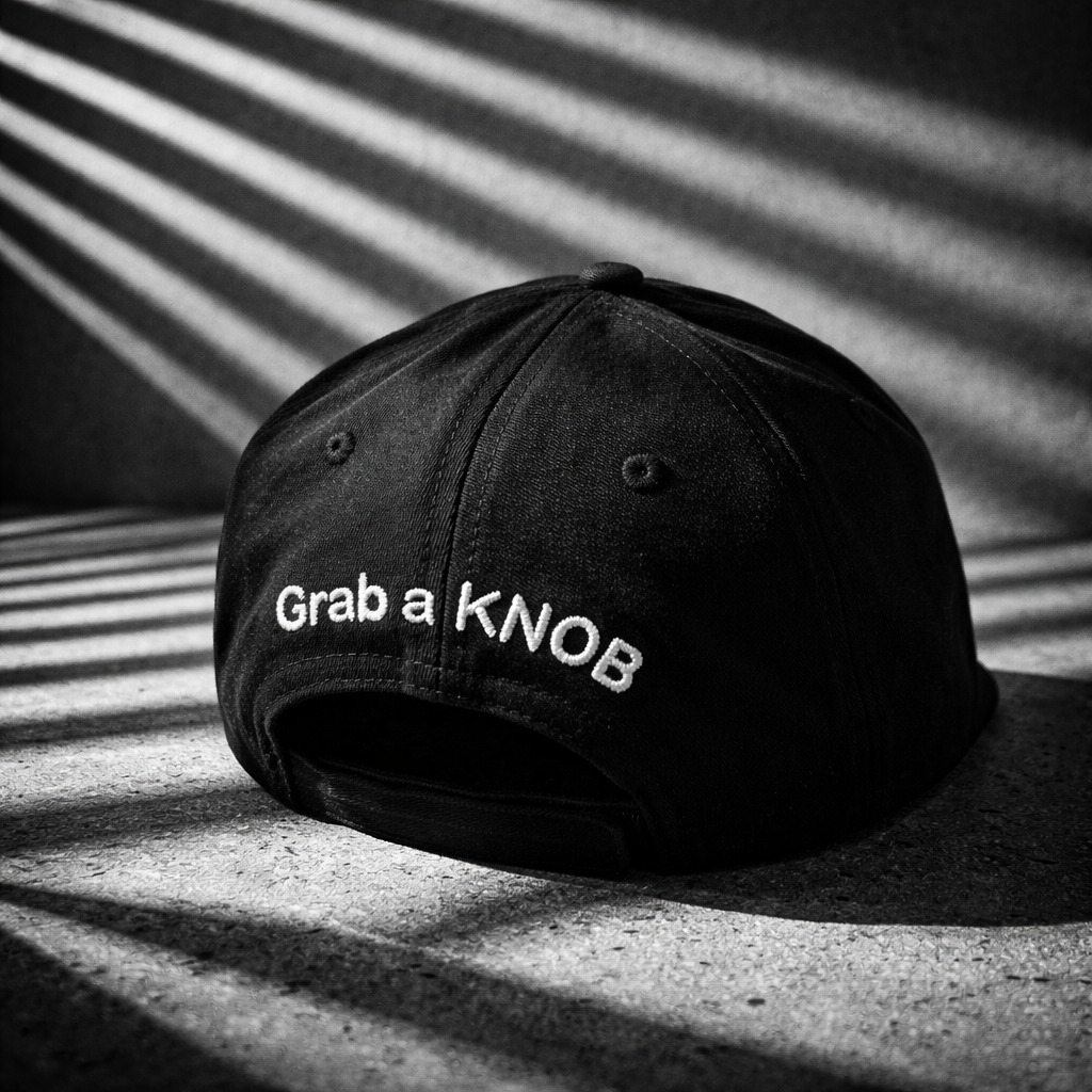 KNOB Hat - Black