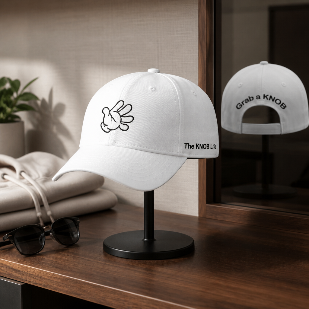 KNOB Hat - White