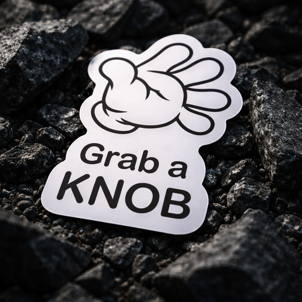 Sticky KNOB - Decal